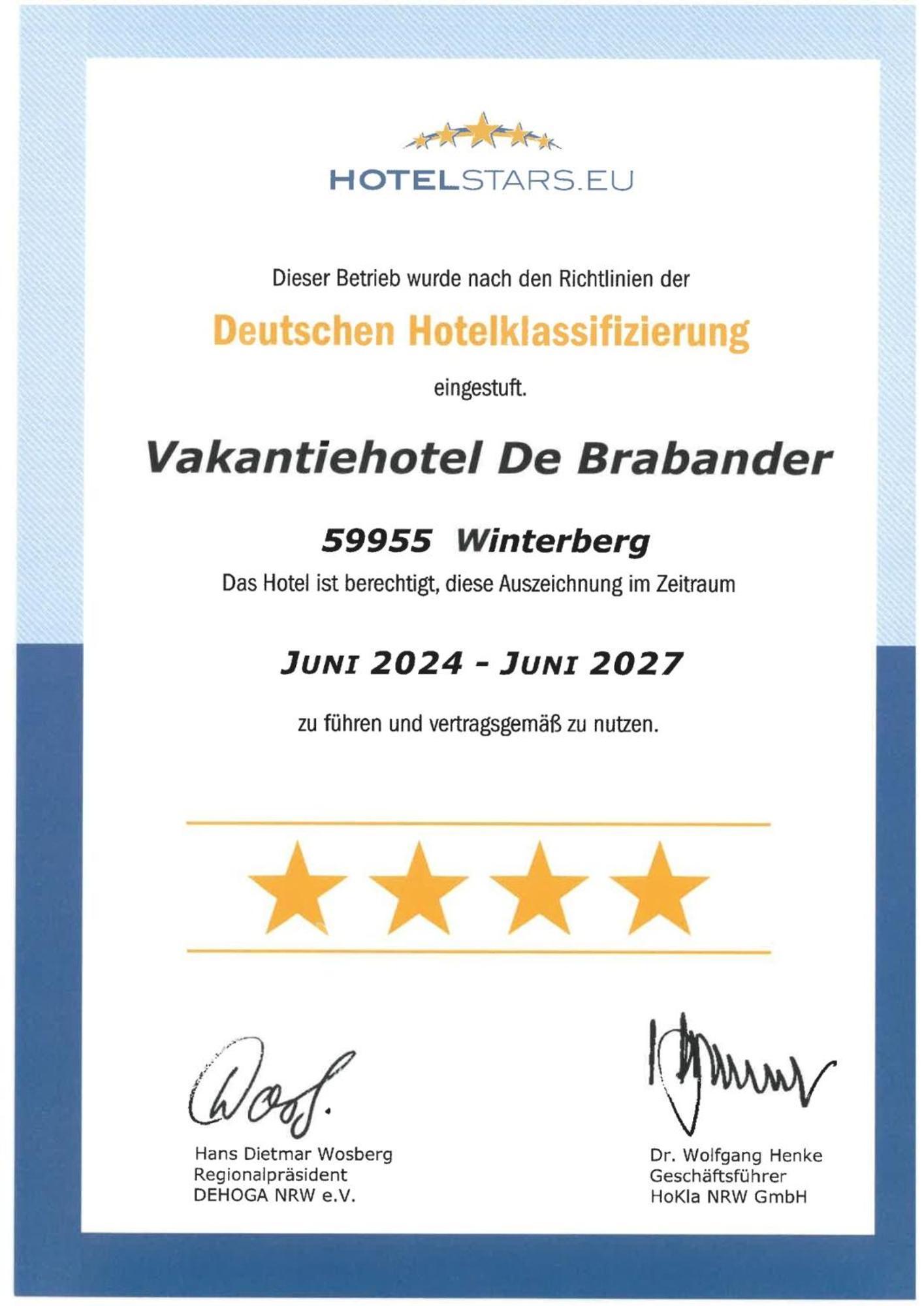 Vakantiehotel Der Brabander Винтерберг Экстерьер фото
